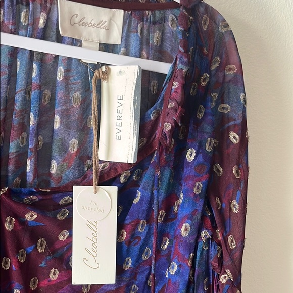 Evereve Cleobella Dara Blouse in Confetti Print Size Small- Boho! Size S Sku#43 - Picture 4 of 6